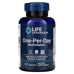 Вітаміни та мінерали Life Extension One-Per-Day, 60 таблеток