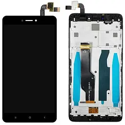 Дисплей Xiaomi Redmi Note 4X/Redmi Note 4 Global чорний, з рамкою