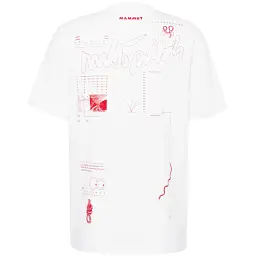 Футболка Mammut Base T-Shirt Men Multi-Pitch M white - мініатюра 2