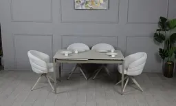 Стіл Хіт розкладний 1400/2000x800x750 бежевий - мініатюра 17