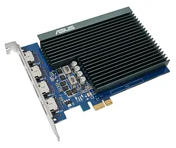 Відеокарта GeForce GT730 Asus 2Gb GDDR5 64-bit 4xHDMI 927/5010 MHz Silent (GT730-4H-SL-2GD5) - мініатюра 2
