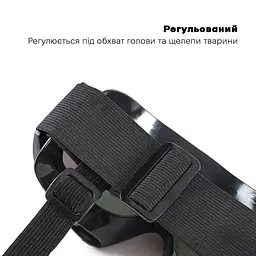 Окуляри для собак Dog Goggles з УФ-захистом, водонепроникні, регульовані срібний - мініатюра 6
