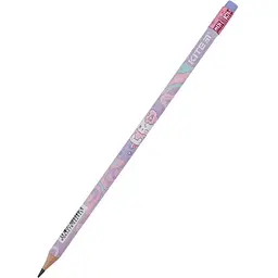 Олівець чорнографітний НВ з гумкою Rainbow Catcorn K24-056-2 Kite