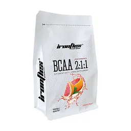 Амінокислота BCAA IronFlex BCAA 2-1-1 Performance, 1000 грам - Грейпфрут