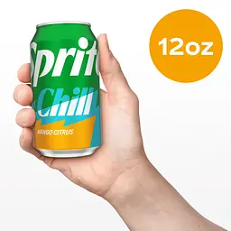 Газований напій Sprite Chill Mango Citrus Soda Pop 355 мл - мініатюра 5