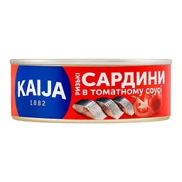 Сардини Kaija в томатному соусі 240 г
