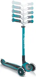 Самокат Globber Master Lights колеса з підсвіткою бірюзовий (662-105-2) - мініатюра 2