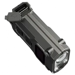 Ліхтар брелок Nitecore TINI 3 2xNiteLab UHE LED 600 лм USB-C (5 режимів) Сірий - мініатюра 4