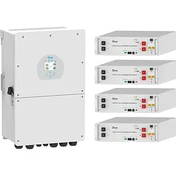 Система зберігання енергії Deye SUN-16K-SG01LP1 16kW + 4 АКБ SE-G5.1 Pro-B 20 kWh (51.2V/100Ah/5120Wh) [159523]