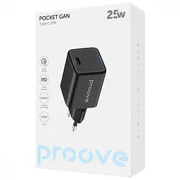Зарядний пристрій Proove Pocket GaN 25W (Type-C) black (WCPG25010201) - мініатюра 4
