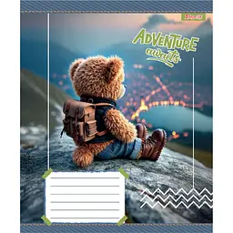 Набір зошитів 1 Вересня Adventure awaits А5 в косу лінію 12 аркушів 25 шт. (768198) - мініатюра 5
