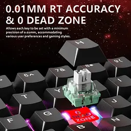 Ігрова дротова магнітна клавіатура Attack Shark X65 HE / Magnetic Switch / 8К / RGB / 65% / Black - мініатюра 4