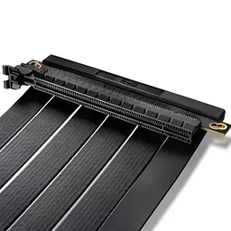 Райзер PCCooler Vertical GPU RISER CABLE PCI-E BK 4.0 185мм PCI-E4.0X16 Чорний RC185 BK 4.0 - мініатюра 2