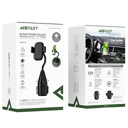 Автотримач Acefast D24 for cup holder Black - мініатюра 6