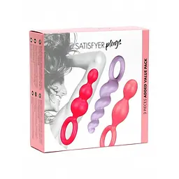 Набір анальних іграшок Satisfyer Plugs colored (set of 3) - Booty Call Satisfyer SO2324 20901 - мініатюра 5