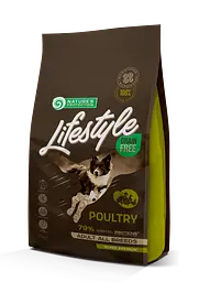 Сухий беззерновий корм з птицею для собак всіх порід Nature's Protection Lifestyle Grain Free Poultry, 1.5 кг