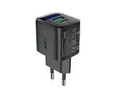 Мережевий зарядний пристрій Acefast A114 25 W GaN Black (6974316284437)