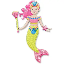 Наліпки Melissa & Doug Русалки об'ємні багаторазові (MD19413) - мініатюра 6