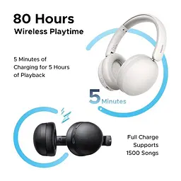 Навушники Ugreen Studio Max2 Wireless HiFi Stereo Bluetooth 5.4 (White) - мініатюра 3