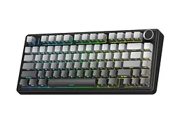 Клавіатура бездротова Aula F75 Gasket Reaper switch Black/Grey (6948391209913) - мініатюра 2