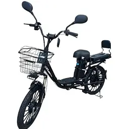 Електровелосипед Minako U20" 800W 48V 18Ah + сидіння/багажник чорний - мініатюра 2