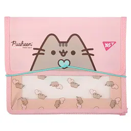 Папка для зошитів пластикова на резинці формат В5 Yes Pusheen (492306)