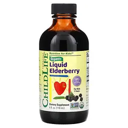 Бузина Organic Liquid Elderberry 1 Year+ 118 ml ChildLife Essentials vit0006440 - мініатюра 3