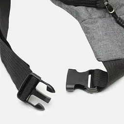 Поясна сумка бананка CV1MY1950-gray 28х14х8 см Сірий - мініатюра 4