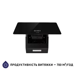 Витяжка декоративна похила Minola HDN 5224 BL 700 LED - мініатюра 5