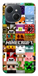 Чохол Demsky Minecraft collage для TECNO Spark 40C