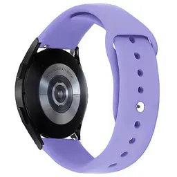 Силіконовий ремінець Sport для Smart Watch 20mm Бузковий / Light Elegant Purple