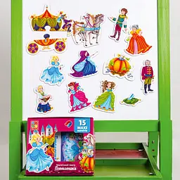 Настільна гра магнітний театр "Попелюшка" Vladi Toys VT3206-53 Укр - мініатюра 4