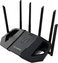 Бездротовий роутер Wi-Fi 7 Asus TUF Gaming BE6500 (TUF-BE6500) (90IG0920-MO9C00) - мініатюра 2