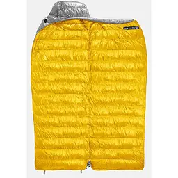 Спальник з натуральним пухом Naturehike CW700 CNK2450WS048, p-р M, жовто-сірий - мініатюра 3