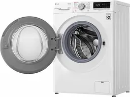 Пральна машина LG з фронтальним завантаженням F2V5HS0W, 7кг, 1200, A+++-20%, Пар, глибина 45см, Дисплей, Інвертор, Білий (F2V5HS0W) - мініатюра 5