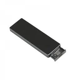 Кишеня зовнішня AgeStar, Black, M.2, USB 3.2 Gen2, 1xM.2 NVMe / SATA, формат 2230/2242/2260/2280, алюмінієвий корпус (31UBVS6C) - мініатюра 2