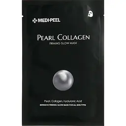 Підтягуюча тканинна маска Medi-Peel Pearl Collagen Firming Glow Mask, 250 мл (10 шт. по 25 мл) - мініатюра 2