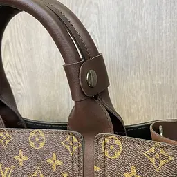 Сумка жіноча велика на плече містка стильна коричнева (1095Н) - мініатюра 7