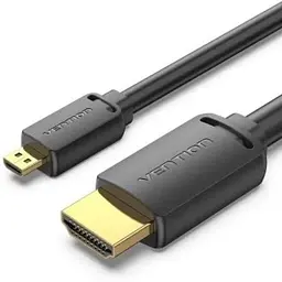 Кабель мультимедійний HDMI M to HDMI micro M 1.0m 4K60Hz black Vention (AGIBF)