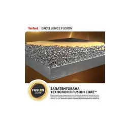 Сковорода Tefal Excellence Fusion з кришкою 24 см чорний (G3388402) - мініатюра 6