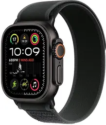 Смарт-годинник Apple Watch Ultra 2 2024 GPS + Cellular 49mm Black Titanium Case with Black Trail Loop - S/M (MX4U3UL/A)