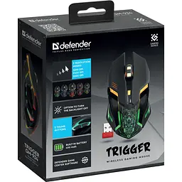 Мишка Defender Trigger GM-934 Led Wireless Black (52934) - мініатюра 7