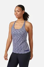 Жіноча майка Rab Lineal Tank Womens 10 Синій-Білий