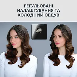 Фен-щітка Rowenta Renewal Brush Active 1000 Вт чорний (UB9520F0) - мініатюра 11