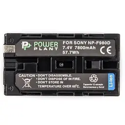 Акумулятор до фото/відео PowerPlant NP-F980D 7800mAh (CB970162) - мініатюра 2