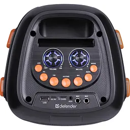 Акустична система 2.0 Defender Boomer 25, 25Вт RGB/BT/FM/USB/TF/AUX/MIC, чорна - мініатюра 7