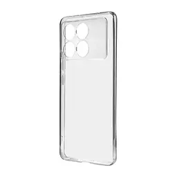 Прозрачный чехол для Xiaomi Poco X6 Pro 5G с защитой камеры, тонкий, силиконовый, бесцветный, ударопрочный, противоударный бампер с закрытой камерой, ArmorStandart (ARM73376)