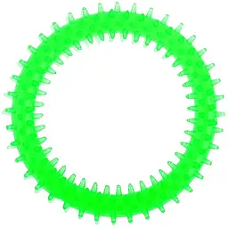 Іграшка для собак TatraPet Dental Gum кільце з шипами гумове 11 см