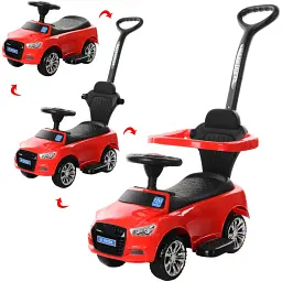 Каталка-толокар 2 в 1 Bambi M 3503A-3 червоний - мініатюра 2