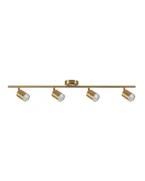 Світильник поворотний, спот Goldlux 327284 Goldi GU10 4x10W IP20 золотий
